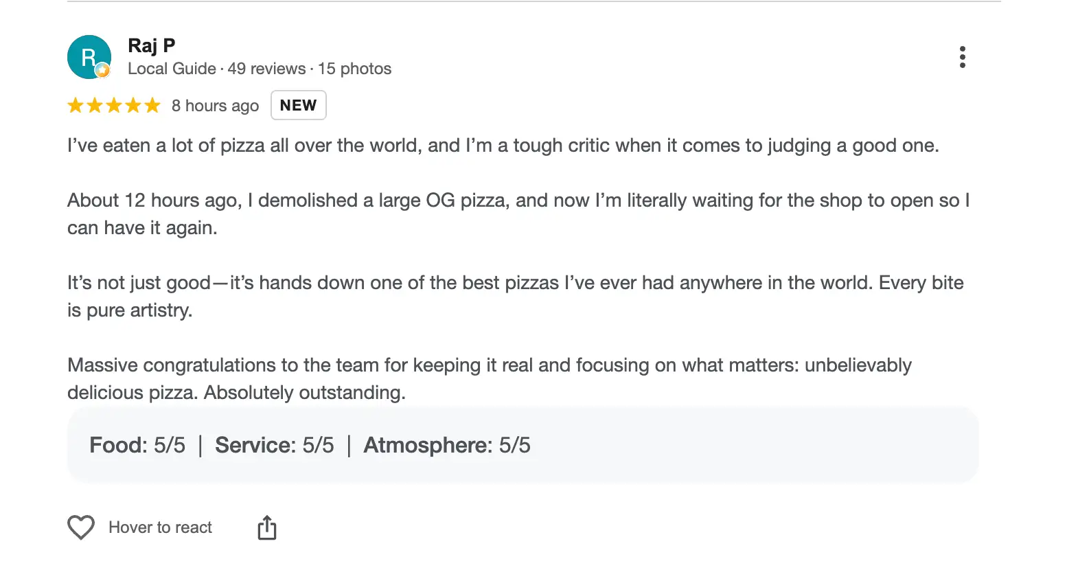 Customer review screenshot 2