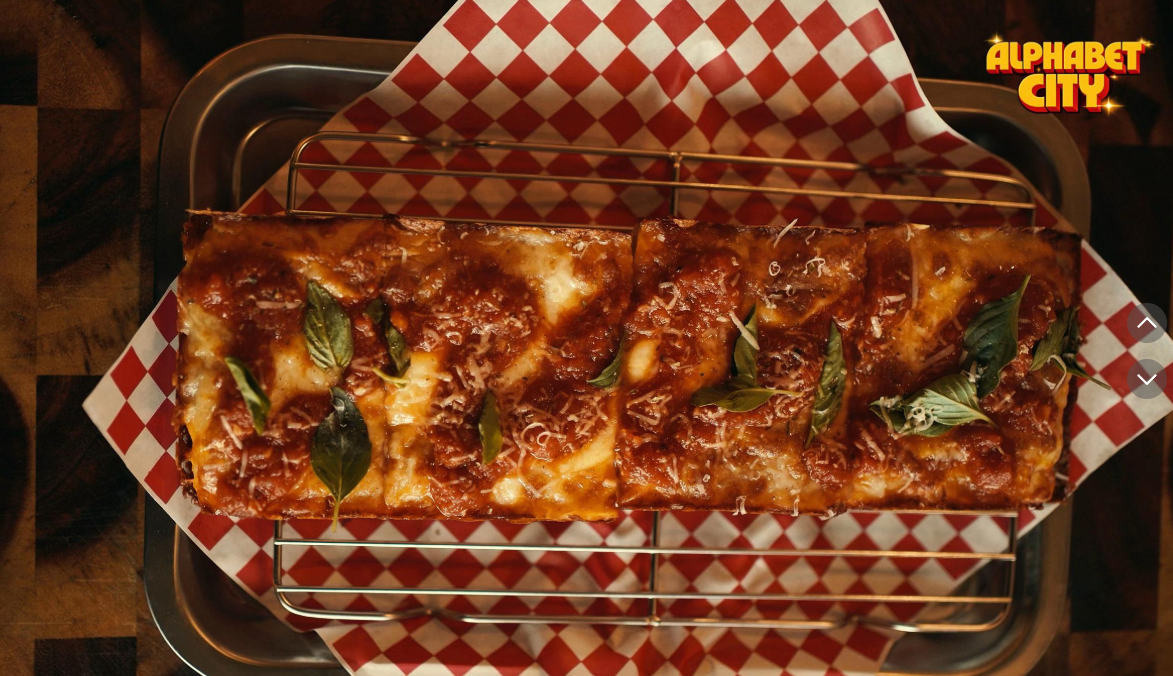 The OG Detroit-style cheese pizza with caramelized edge, Chiang Mai