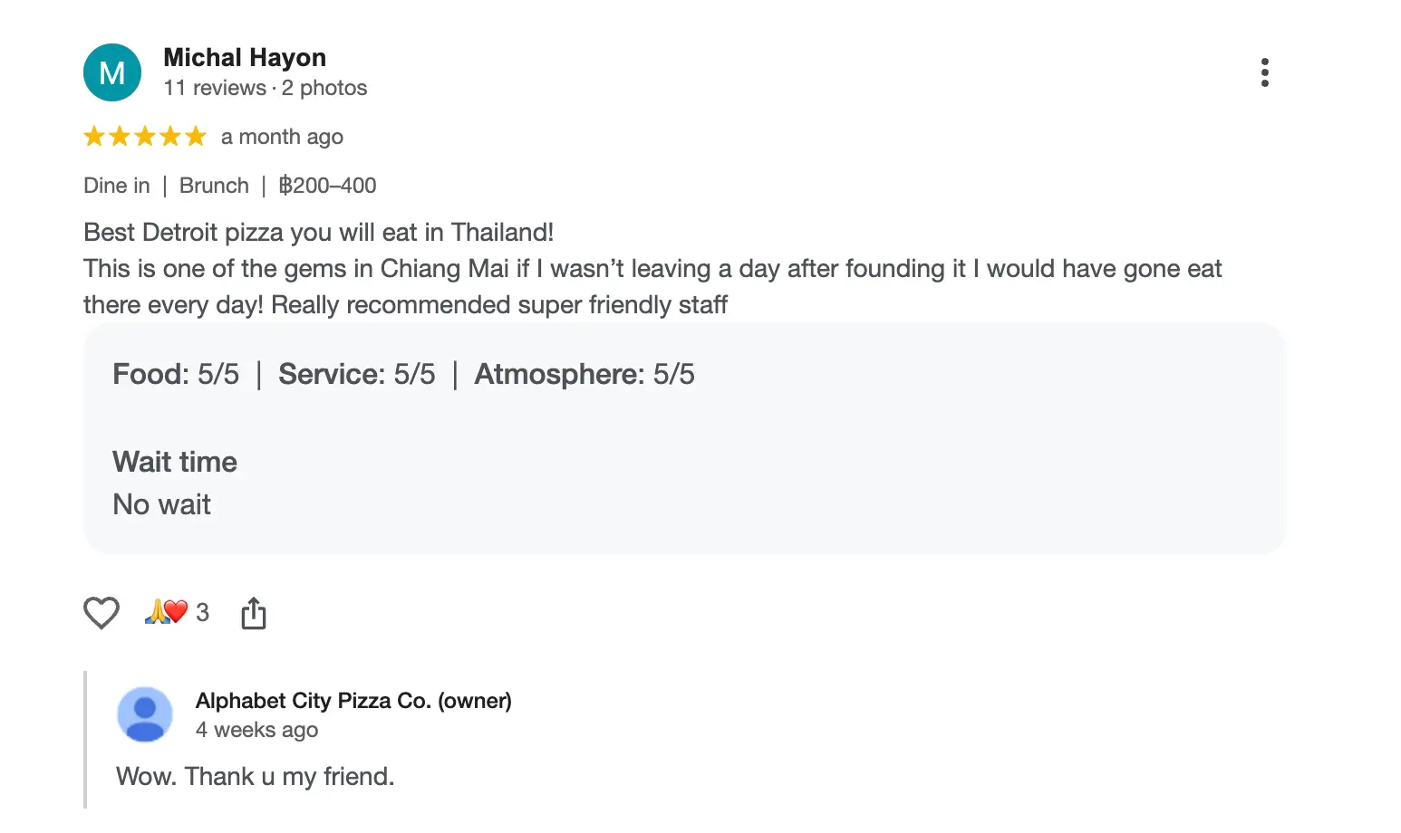 Customer review screenshot 1